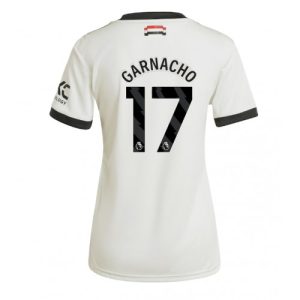 Manchester United Alejandro Garnacho #17 New Third Soccer Shirt for Women 2024-25 Short Sleeve