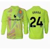 Manchester United Andre Onana #24 Goalkeeper Cheap Away Football Shirt 2024-25 Long Sleeve