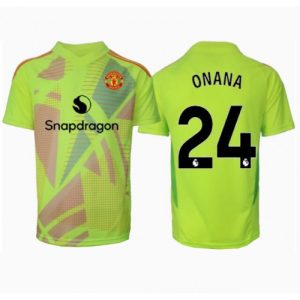 Manchester United Andre Onana #24 Goalkeeper Cheap Away Football Shirt 2024-25 Short Sleeve