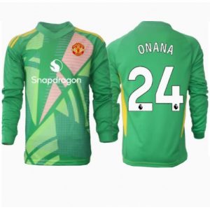 Manchester United Andre Onana #24 Goalkeeper Cheap Third Football Shirt 2024-25 Long Sleeve