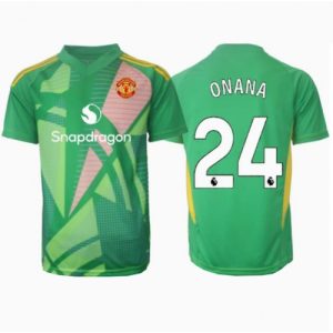 Manchester United Andre Onana #24 Goalkeeper Cheap Third Football Shirt 2024-25 Short Sleeve