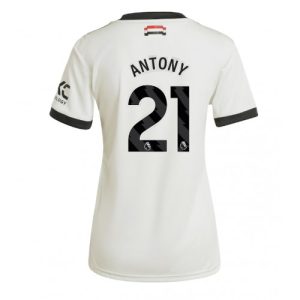 Manchester United Antony #21 New Third Soccer Shirt for Women 2024-25 Short Sleeve