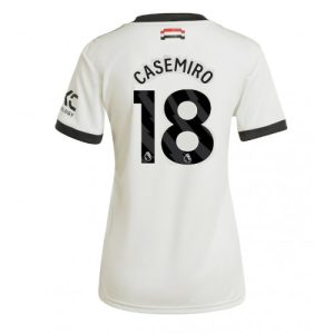 Manchester United Casemiro #18 New Third Soccer Shirt for Women 2024-25 Short Sleeve