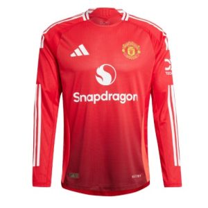 Manchester United Cheap Home Football Shirt 2024-25 Long Sleeve