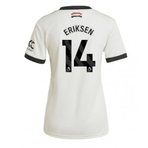 Manchester United Christian Eriksen #14 New Third Soccer Shirt for Women 2024-25 Short Sleeve