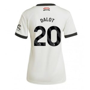 Manchester United Diogo Dalot #20 New Third Soccer Shirt for Women 2024-25 Short Sleeve