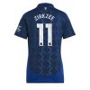 Manchester United Joshua Zirkzee #11 New Away Soccer Shirt for Women 2024-25 Short Sleeve