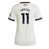 Manchester United Joshua Zirkzee #11 New Third Soccer Shirt for Women 2024-25 Short Sleeve