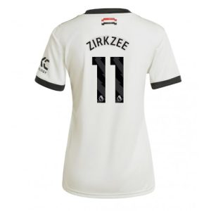 Manchester United Joshua Zirkzee #11 New Third Soccer Shirt for Women 2024-25 Short Sleeve