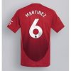 Manchester United Lisandro Martinez #6 Cheap Home Football Shirt 2024-25 Short Sleeve