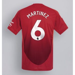 Manchester United Lisandro Martinez #6 Cheap Home Football Shirt 2024-25 Short Sleeve