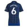 Manchester United Lisandro Martinez #6 New Away Soccer Shirt for Women 2024-25 Short Sleeve