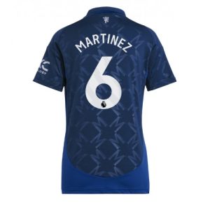 Manchester United Lisandro Martinez #6 New Away Soccer Shirt for Women 2024-25 Short Sleeve