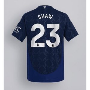 Manchester United Luke Shaw #23 Cheap Away Football Shirt 2024-25 Short Sleeve