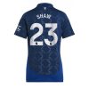 Manchester United Luke Shaw #23 New Away Soccer Shirt for Women 2024-25 Short Sleeve