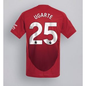 Manchester United Manuel Ugarte #25 Cheap Home Football Shirt 2024-25 Short Sleeve