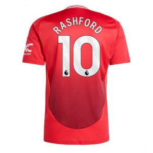 Manchester United Marcus Rashford #10 Cheap Home Football Shirt 2024-25 Short Sleeve