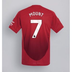 Manchester United Mason Mount #7 Cheap Home Football Shirt 2024-25 Short Sleeve