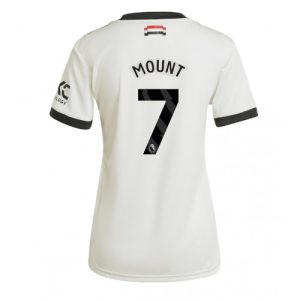 Manchester United Mason Mount #7 New Third Soccer Shirt for Women 2024-25 Short Sleeve