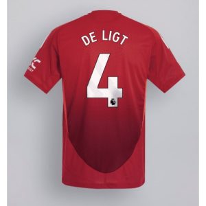 Manchester United Matthijs de Ligt #4 Cheap Home Football Shirt 2024-25 Short Sleeve