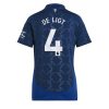 Manchester United Matthijs de Ligt #4 New Away Soccer Shirt for Women 2024-25 Short Sleeve