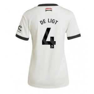 Manchester United Matthijs de Ligt #4 New Third Soccer Shirt for Women 2024-25 Short Sleeve