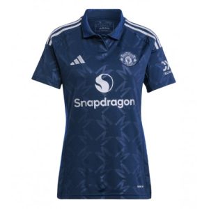 Manchester United New Away Soccer Shirt for Women 2024-25 Short Sleeve