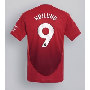 Manchester United Rasmus Hojlund #9 Cheap Home Football Shirt 2024-25 Short Sleeve