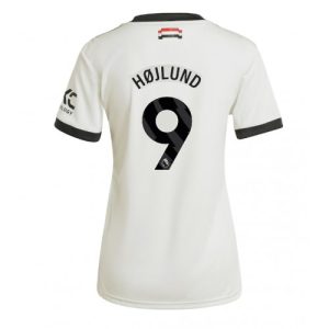 Manchester United Rasmus Hojlund #9 New Third Soccer Shirt for Women 2024-25 Short Sleeve