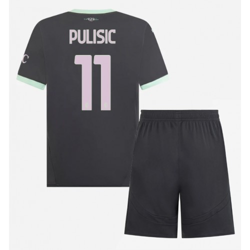Buy New AC Milan Football Jerseys Christian Pulisic #11 Third Stadium Kit for Kids 2024-25 For Sale New AC Milan Football Jerseys Christian Pulisic #11 Third Stadium Kit for Kids 2024-25