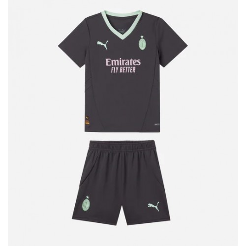 Buy New AC Milan Football Jerseys Christian Pulisic #11 Third Stadium Kit for Kids 2024-25 2 For Sale New AC Milan Football Jerseys Christian Pulisic #11 Third Stadium Kit for Kids 2024-25 2