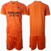 New AC Milan Football Jerseys Goalkeeper Away Stadium Kit for Kids 2024-25