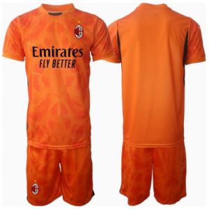New AC Milan Football Jerseys Goalkeeper Away Stadium Kit for Kids 2024-25