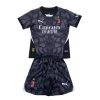 New AC Milan Football Jerseys Goalkeeper Home Stadium Kit for Kids 2024-25