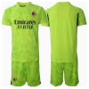 New AC Milan Football Jerseys Goalkeeper Third Stadium Kit for Kids 2024-25