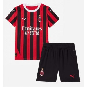 New AC Milan Football Jerseys Home Stadium Kit for Kids 2024-25