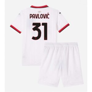 Buy New AC Milan Football Jerseys Strahinja Pavlovic #31 Away Stadium Kit for Kids 2024-25 For Sale New AC Milan Football Jerseys Strahinja Pavlovic #31 Away Stadium Kit for Kids 2024-25