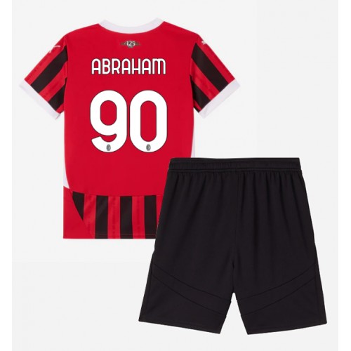 Buy New AC Milan Football Jerseys Tammy Abraham #90 Home Stadium Kit for Kids 2024-25 For Sale New AC Milan Football Jerseys Tammy Abraham #90 Home Stadium Kit for Kids 2024-25