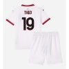 New AC Milan Football Jerseys Theo Hernandez #19 Away Stadium Kit for Kids 2024-25