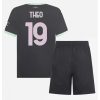 New AC Milan Football Jerseys Theo Hernandez #19 Third Stadium Kit for Kids 2024-25