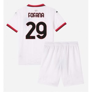 Buy New AC Milan Football Jerseys Youssouf Fofana #29 Away Stadium Kit for Kids 2024-25 For Sale New AC Milan Football Jerseys Youssouf Fofana #29 Away Stadium Kit for Kids 2024-25