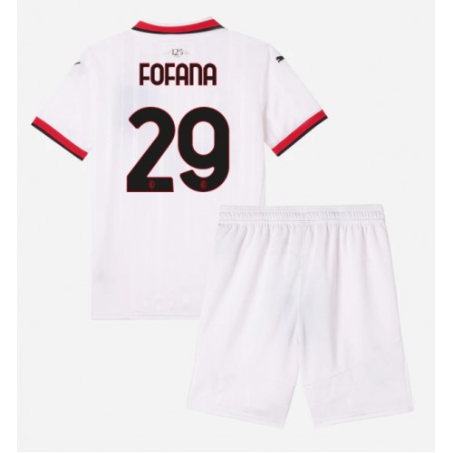 Buy New AC Milan Football Jerseys Youssouf Fofana #29 Away Stadium Kit for Kids 2024-25 For Sale New AC Milan Football Jerseys Youssouf Fofana #29 Away Stadium Kit for Kids 2024-25