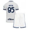 New Inter Milan Football Jerseys Alessandro Bastoni #95 Away Stadium Kit for Kids 2024-25