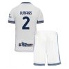 New Inter Milan Football Jerseys Denzel Dumfries #2 Away Stadium Kit for Kids 2024-25