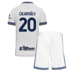 New Inter Milan Football Jerseys Hakan Calhanoglu #20 Away Stadium Kit for Kids 2024-25