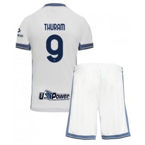 New Inter Milan Football Jerseys Marcus Thuram #9 Away Stadium Kit for Kids 2024-25