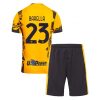 New Inter Milan Football Jerseys Nicolo Barella #23 Third Stadium Kit for Kids 2024-25