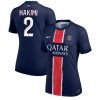PSG Achraf Hakimi #2 Best Home Soccer Jersey Store Women 2024-25 Short Sleeve