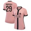 PSG Bradley Barcola #29 Best Third Soccer Jersey Store Women 2024-25 Short Sleeve