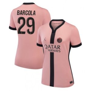 PSG Bradley Barcola #29 Best Third Soccer Jersey Store Women 2024-25 Short Sleeve